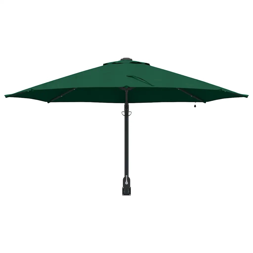 Ombrello da giardino Verde e Nero 248 x 248 x 148 cm