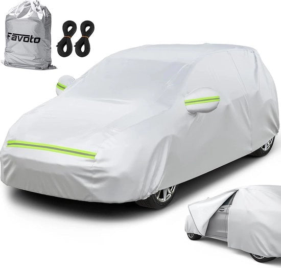 Otturatore Acquaplanato Copertura Buitenkant Protezione Oxford Tela Anti-UV Impermeabile Resistente alla Pioggia per Inverno, 435x185x160cm, Argento