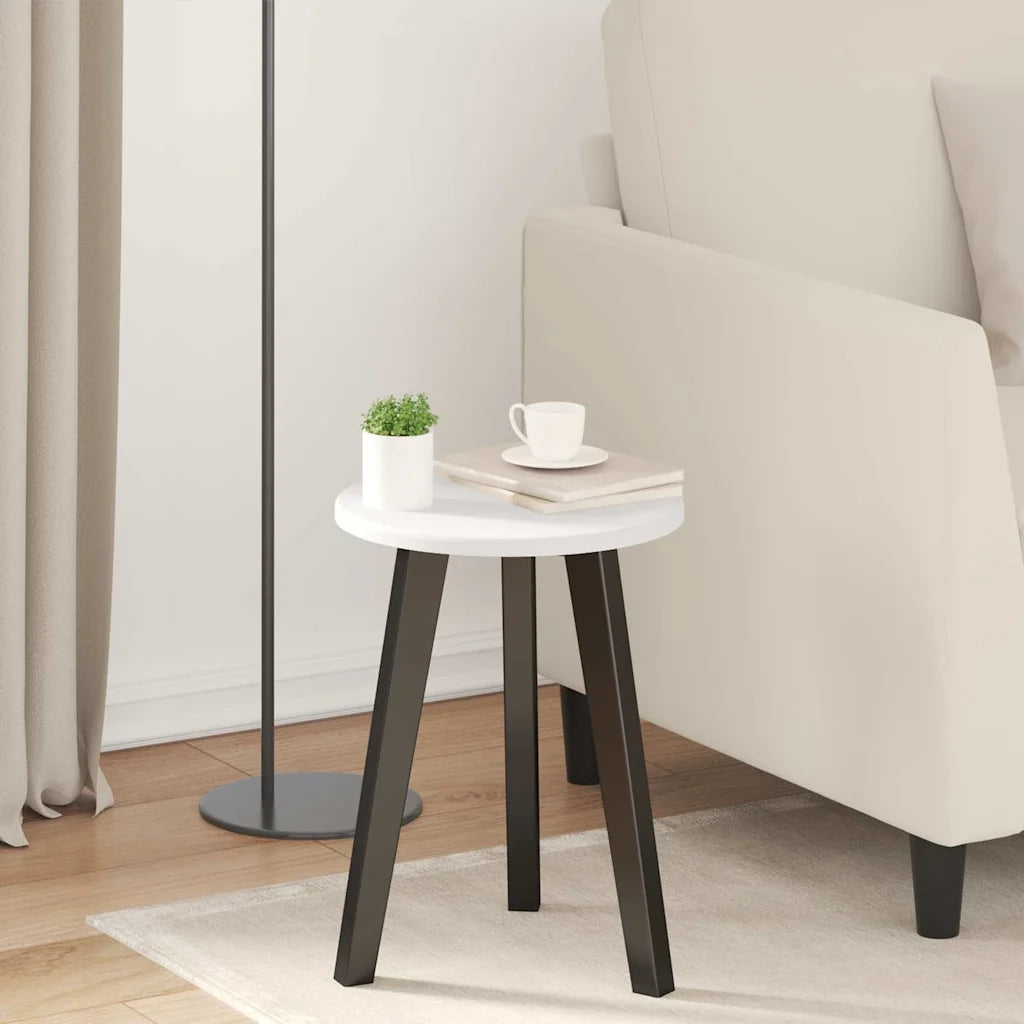 Piano del tavolo Bianco Ø 30 x 1,5 cm Legno multistrato