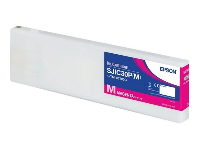 Epson sjic30p(m): ink cartridge for colorworks c7500g (magenta) - C33S020641