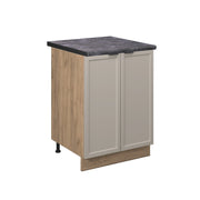 Vicco Mobile da cucina GrigioBeige 60 cm , PL Antracite