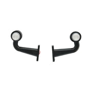 Set di lampade laterali con LED NEON, 12-24V, rosso-bianco, Breckner Germany