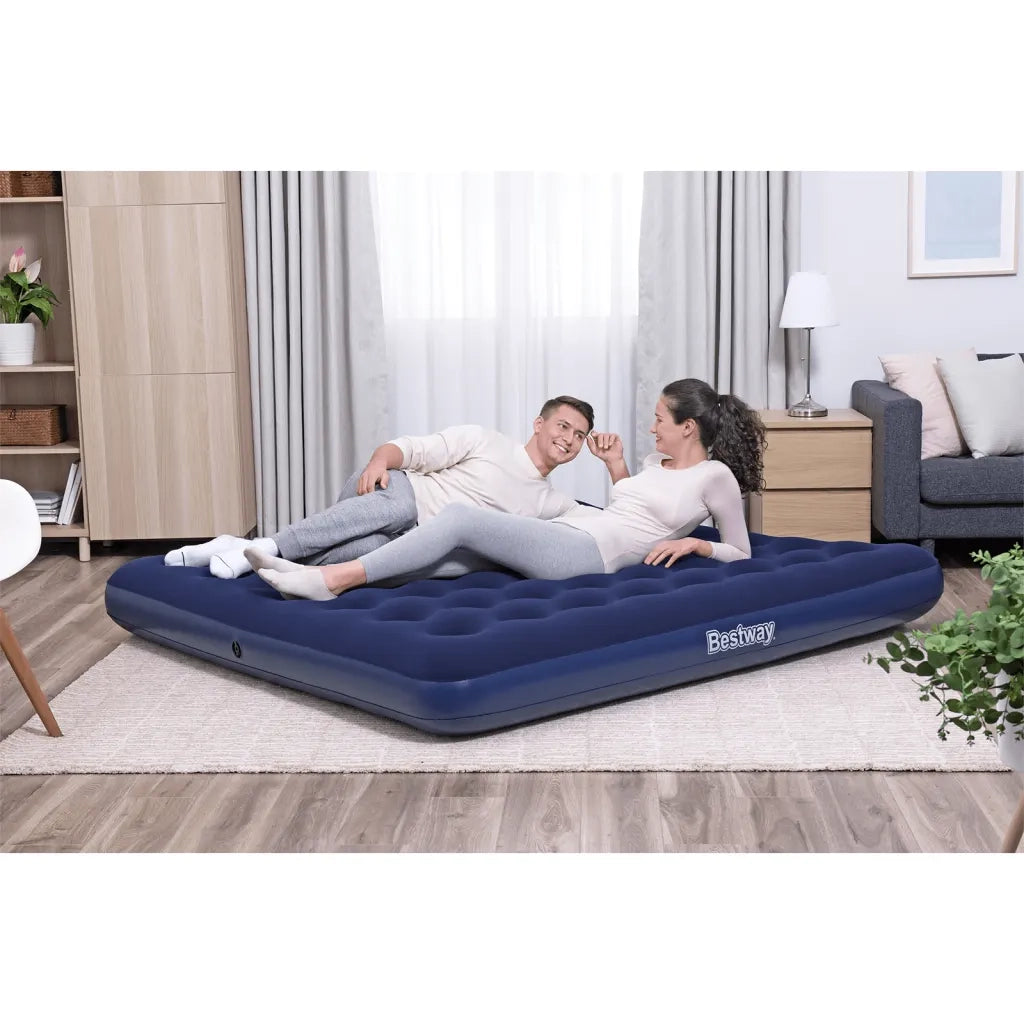 Bestway Materasso Gonfiabile Floccato 203 x 183 x 22 cm 67004 90749