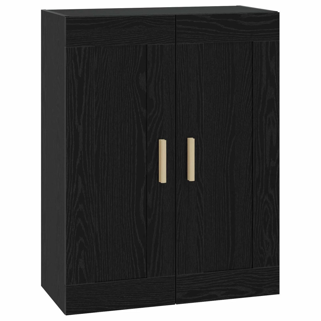 Armadietto a muro A parete Rovere nero 69,5 x 34 x 90 cm 8010880