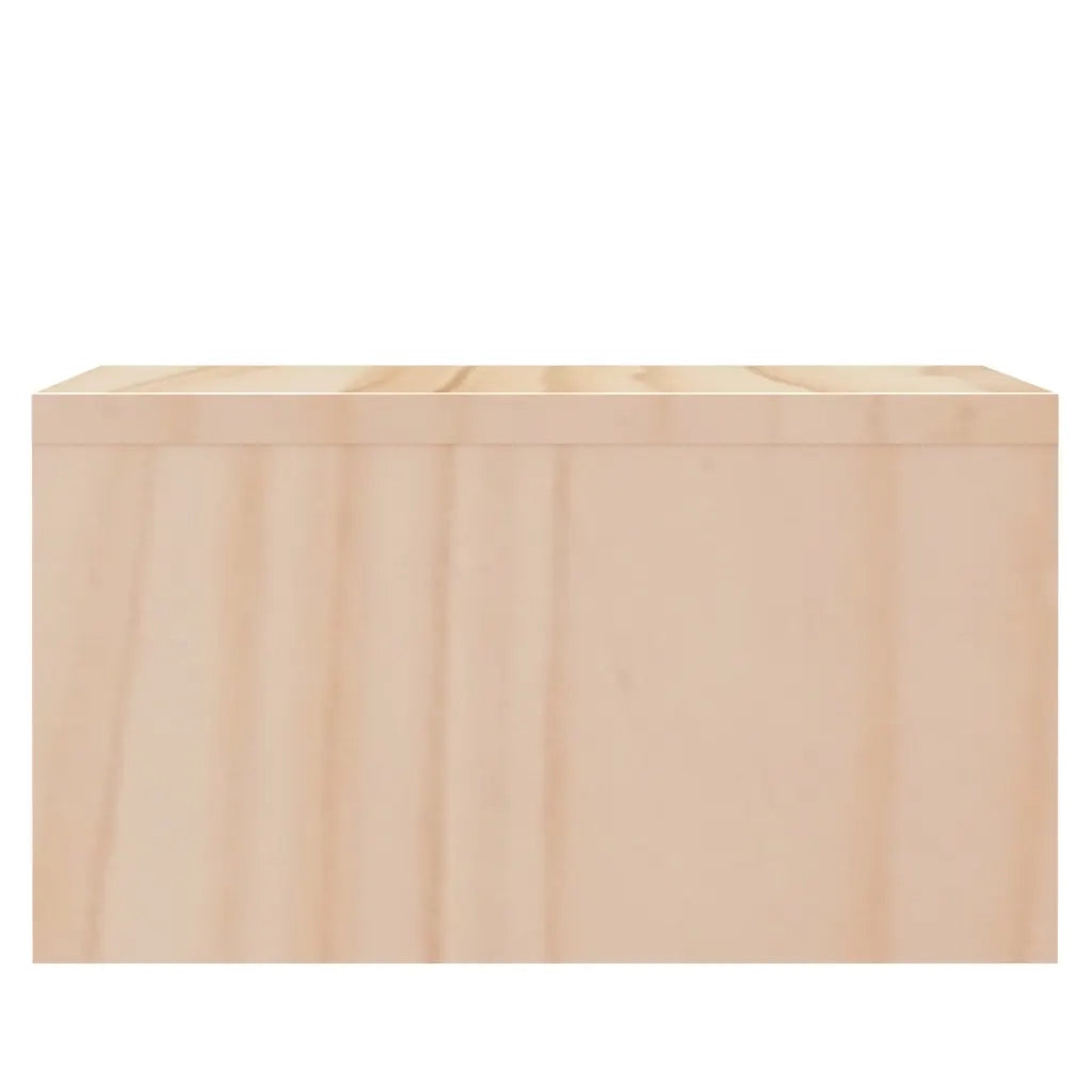 Supporto per Monitor 50x27x15 cm in Legno Massello di Pino 813924