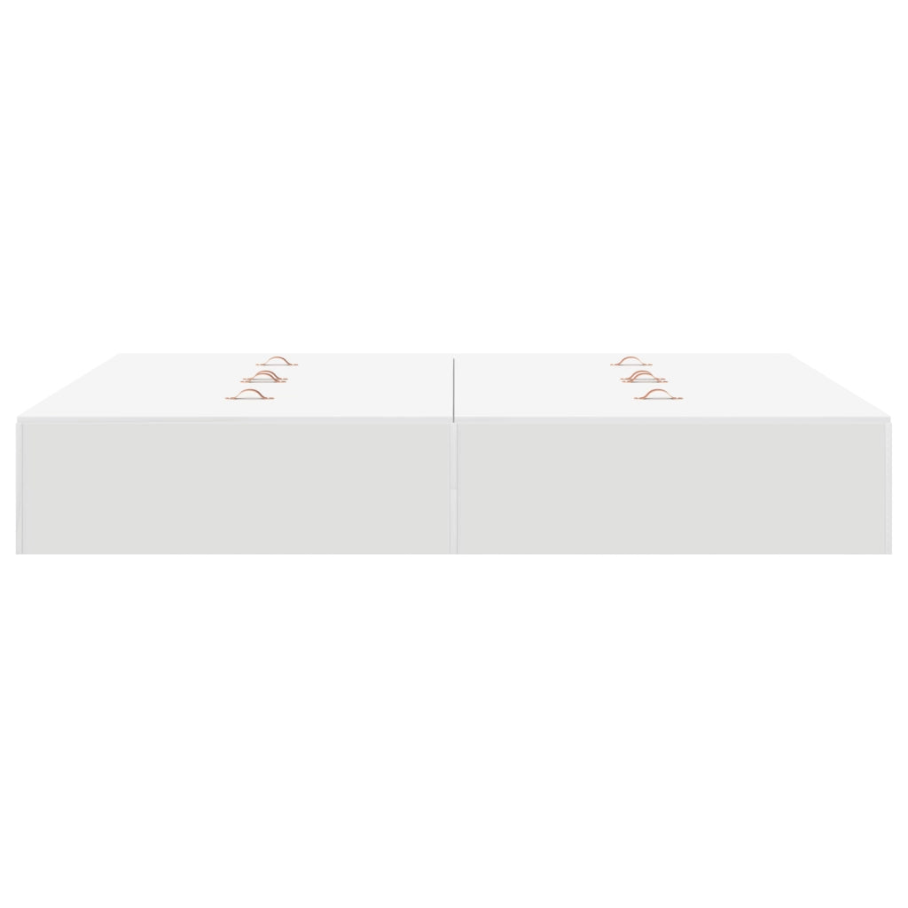 Struttura Letto con Contenitore  Bianca 140x190 cm