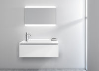 Mobile Bagno Sospeso 100cm TFT Ibiza Bianco Specchio