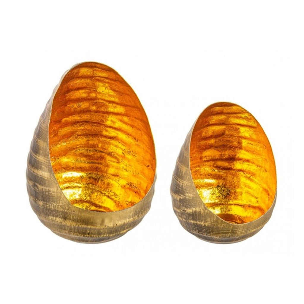 Portacandela shanty goccia oro gran