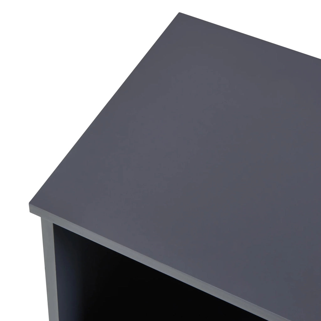 Mobiletto/scaffale per bagno grigio 86 x 30 x 30 cm 03_0008884