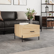 Tavolino da Salotto-Tavolino da soggiorno-Tavolo Rovere Sonoma 50x50x40 cm Legno Multistrato 667266