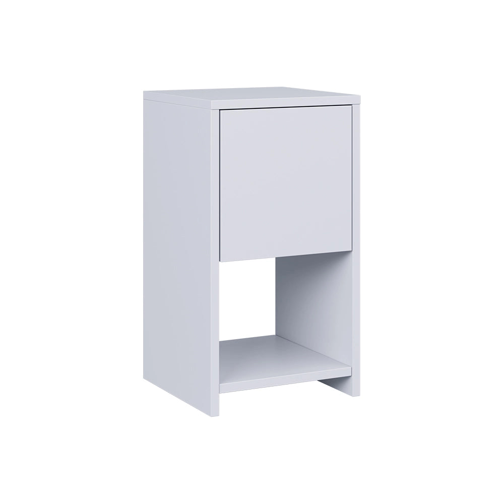 Vicco Comodino Bianco 30 x 55 cm con 3 cassetti