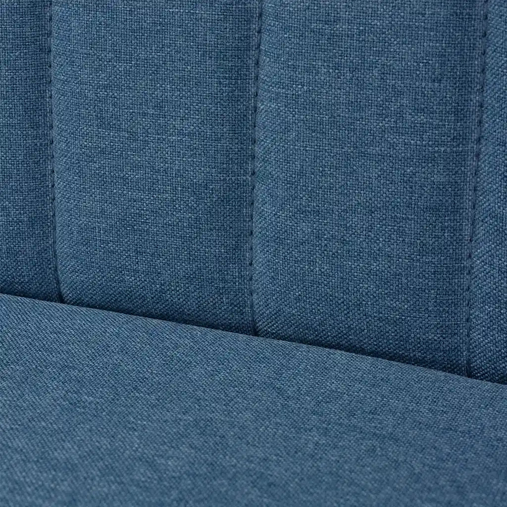 Divano | Divano da soggiorno | Sofa in Tessuto 117x55,5x77 cm Blu
