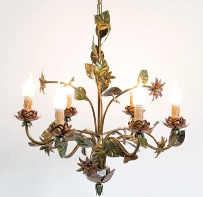 LAMPADE LINEA CAMELIA LAMPADARIO A 6 LUCI