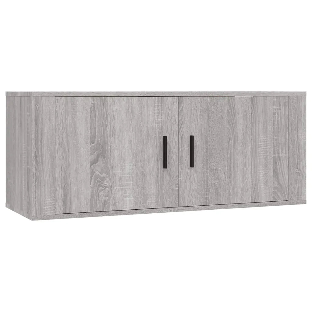 Set Mobili Porta TV 3 pz Grigio Sonoma in Legno Multistrato 3188516