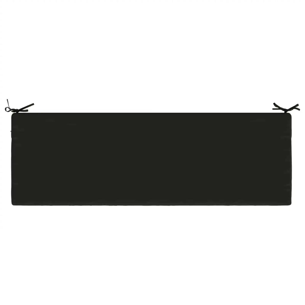 Cuscini per Panchina a 2 Pezzi SOEST 2 pz 100% Poliestere Nero 949459