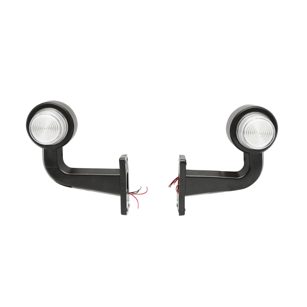 Set di lampade laterali  con LED-NEON, 12-24V, rosso-bianco, Breckner Germany, modello FR0148R/W