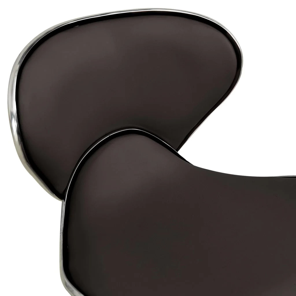 Sedia poltrona computer sede ufficio studio marrone similpelle 02_0024034