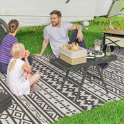 Tavolino Pieghevole Regolabile in Altezza ¨C MINIMAL ¨C Alluminio Nero 90x40,5 cm