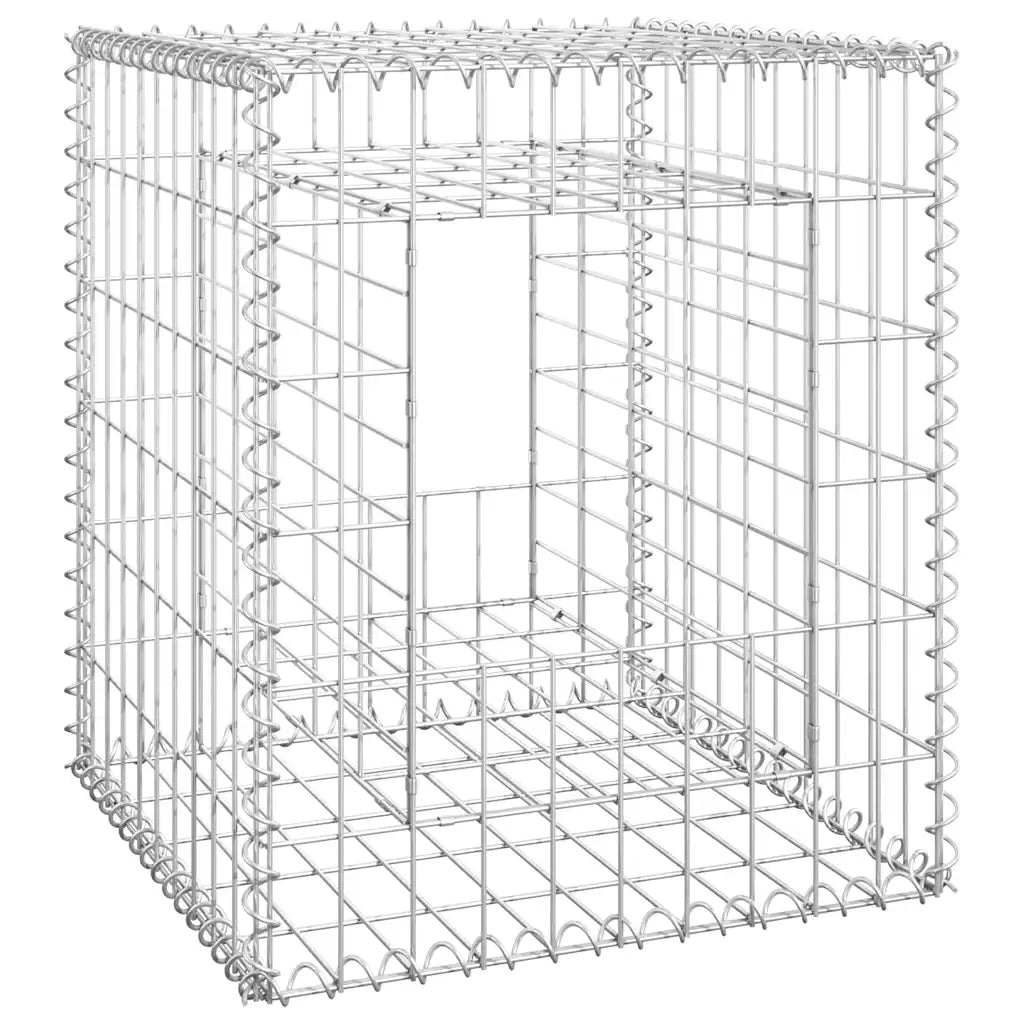 Cesti a Gabbione a Torre 2 pz 50x50x60 cm in Ferro 151267