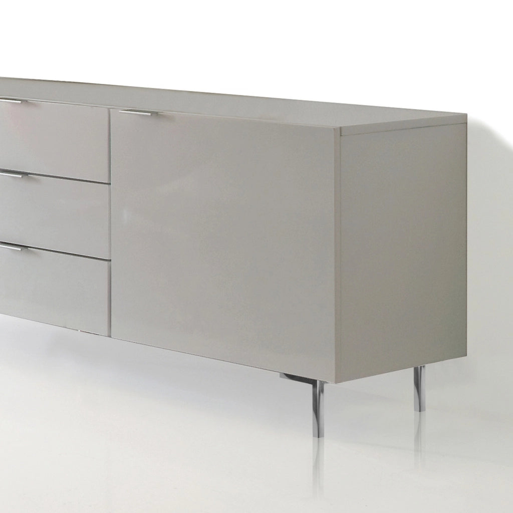 Porta tv effetto legno bianco cm. H.62 x L.160 x P.45
