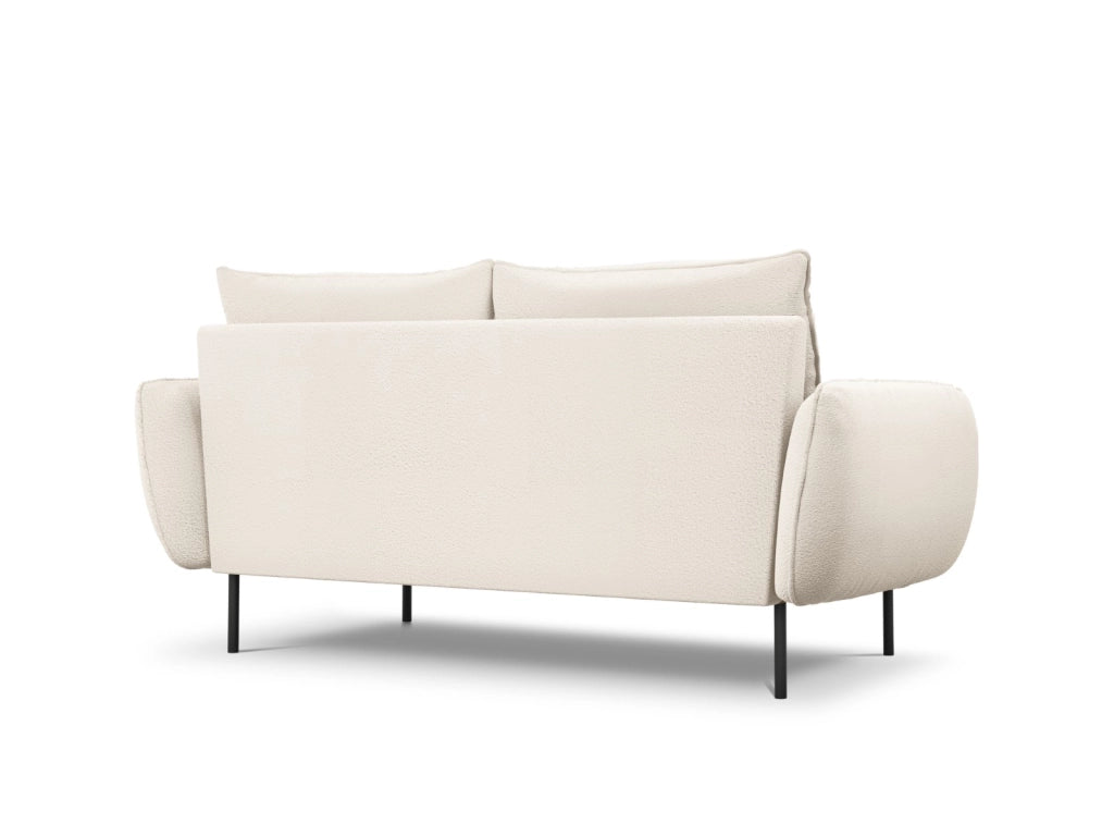 Cosmopolitan Design - Divano "Vienna" 2 posti in bouclé beige 