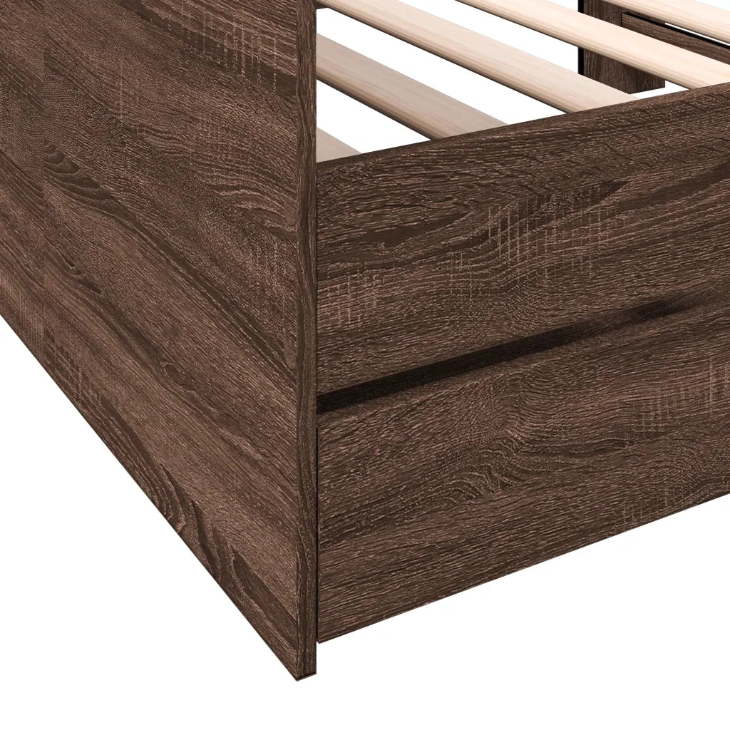 Divano Letto con Cassetti senza Materasso 75x190 cm
