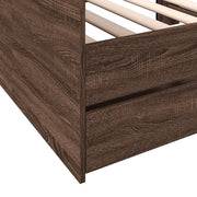 Divano Letto con Cassetti senza Materasso 75x190 cm