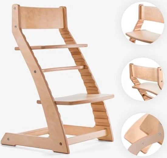 Seggiolino per bambini - 50D x 45B x 80H cm - Natur