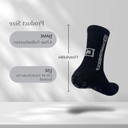 Calzettoni per calcio uomo con presa anti-slip - 4 paia (39-44 cm) per calcio, pallacanestro, corsa, bicicletta, maratona