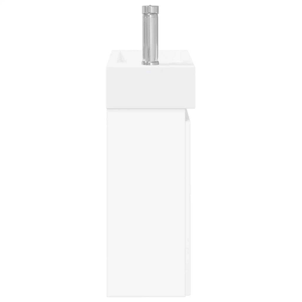 Mobile bagno con rubinetto Bianco 45,5 x 22,5 x 84 cm 889441