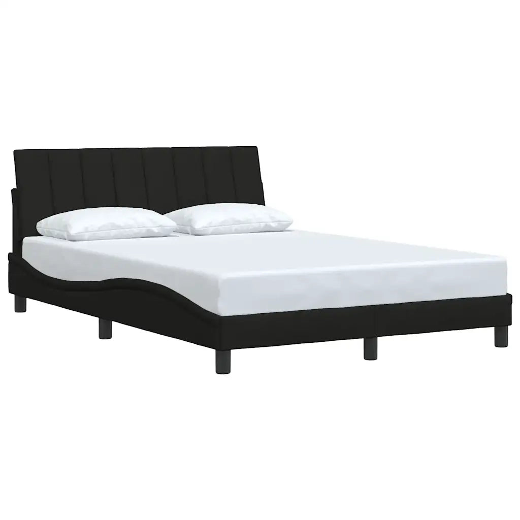 Giroletto senza Materasso Hanko Nero 140x190 cm in Tessuto 3310386