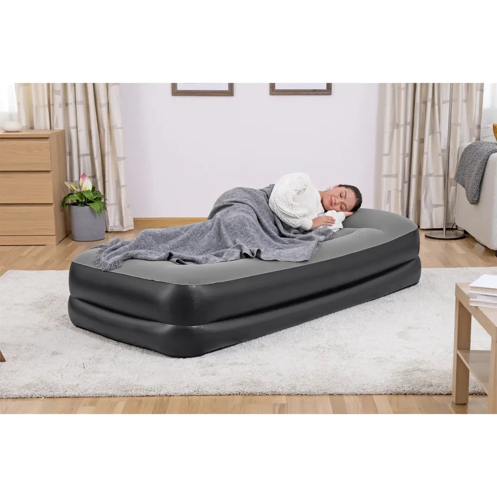 Bestway Materasso Gonfiabile Fioccato con Pompa Aria 191x97x46 cm 3202698