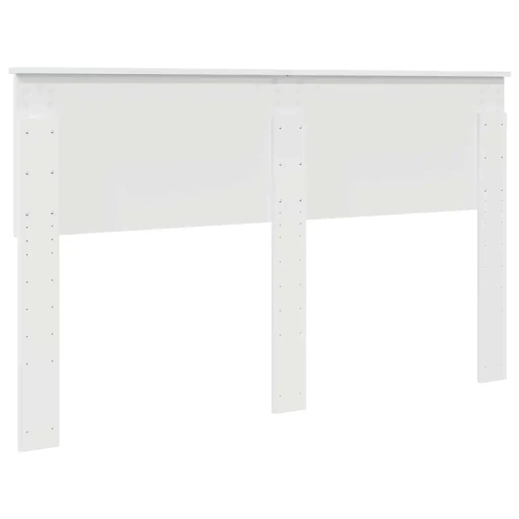 Testiera-Testata-Testiera Decorativa Bianco Lucido 150 cm Legno multistrato 741522