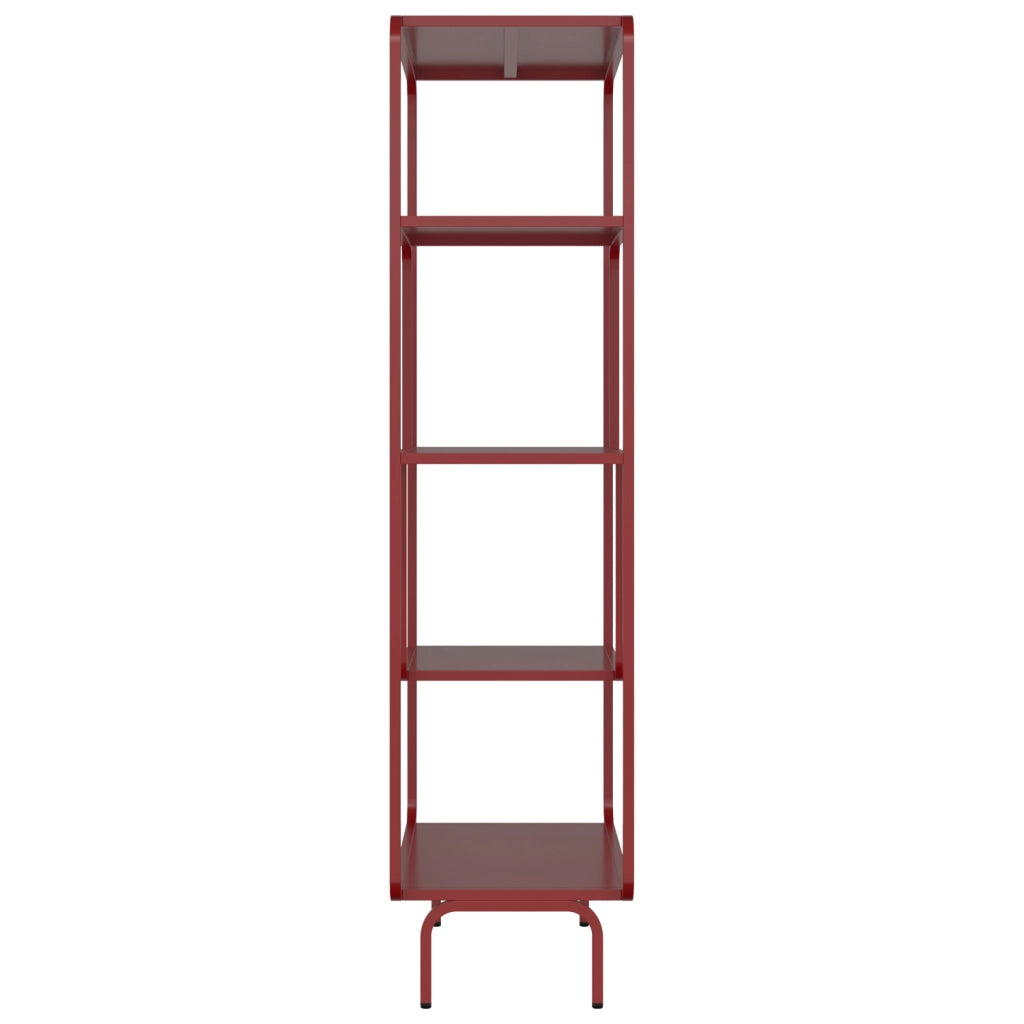 Console design in metallo rosso carminio CAPUCINE