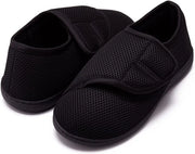 Pantofole per Uomini e Donne - Calzature Assistenziali con Cinturino a Maglia - Materiale Respirante - Pantofole per Ospedali e Riabilitazione - Calzature Comode per Interni - Ideali per Anziani e Persone a Bisogno (S,38/39)