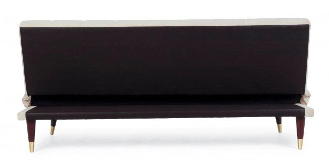 Divano Letto 3 Posti 180x88x82 cm Alma in Velluto