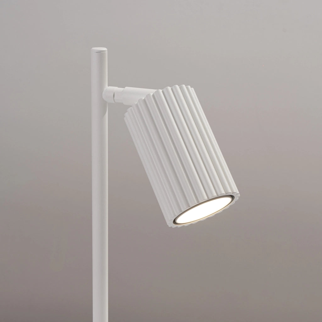 Lampada da tavolo moderna bianca snodata GU10 GRAVIO Pure Lume