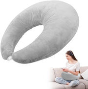 Guscio Ergonomico per Seduta - Supporto per Maglia/Crochet - Leggero - Rilascio di Pressione - Foderatura in Fleece a Poliestere - Dimensioni 60x60x25 cm - Cuscino per Spalle