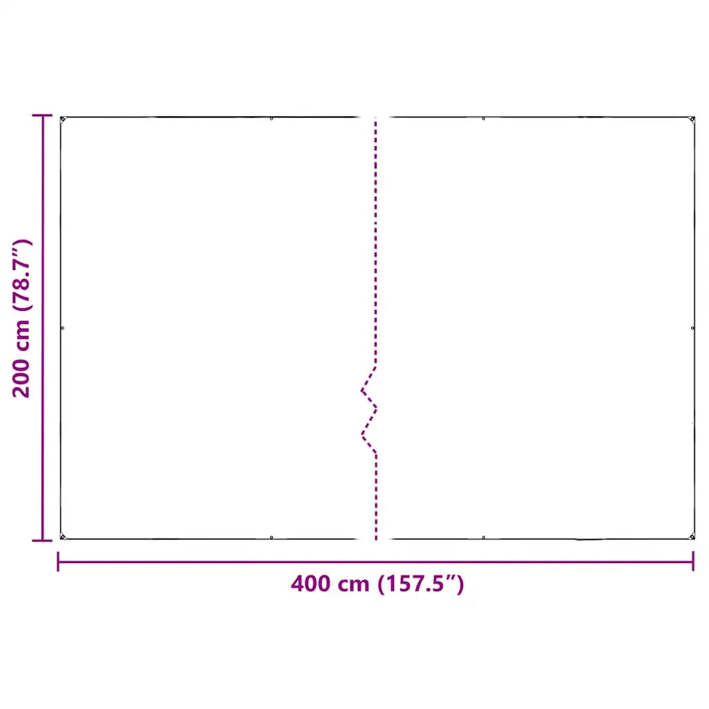 Copertura per Piante con Occhielli 2x4 m in PVC CFW9380182