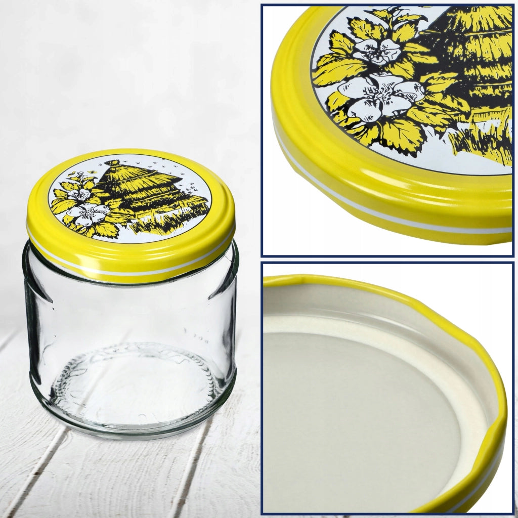 Tappi per barattoli KADAX, diametro 66 mm, confezione da 10 pezzi