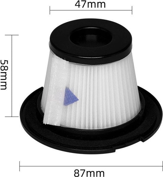 2 pezzi adatti per accessori aspirapolvere a mano senza fili filtro K17 Filtro filtro elemento filtro HEPA