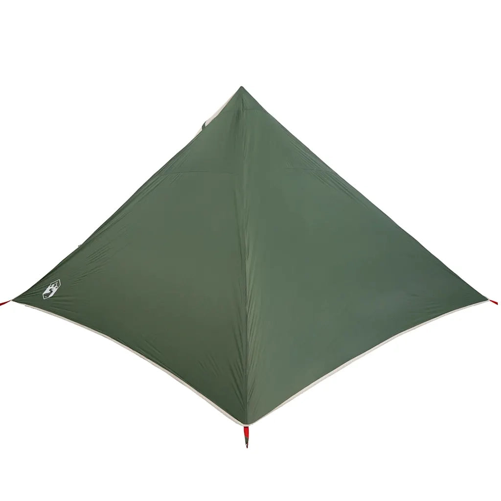 Tenda Familiare Tipi per 7 Persone-Tenda da campeggio Verde Impermeabile