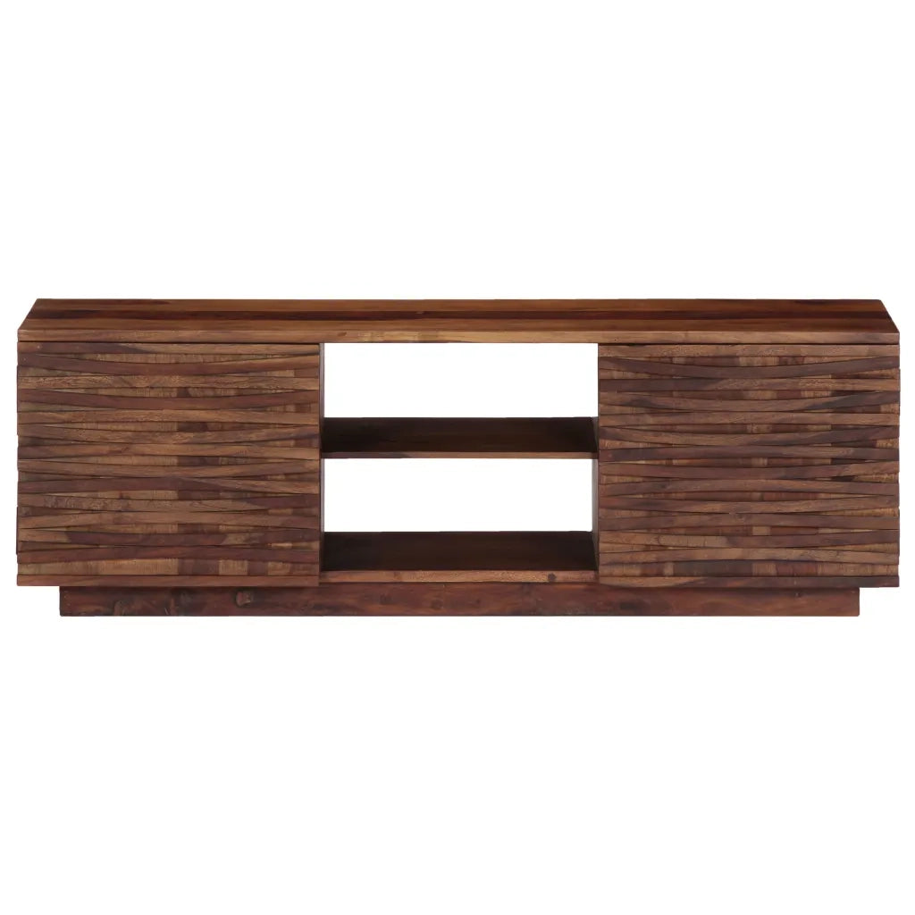 Mobile Porta TV 120x30x40 cm in Legno Massello di Acacia 247701