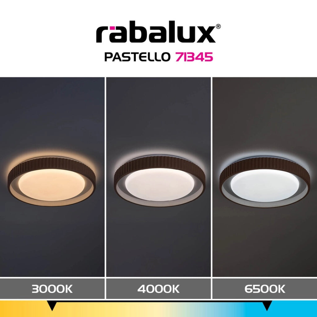 Plafoniera LED Pastello 48W bianco/grigio-beige Rabalux