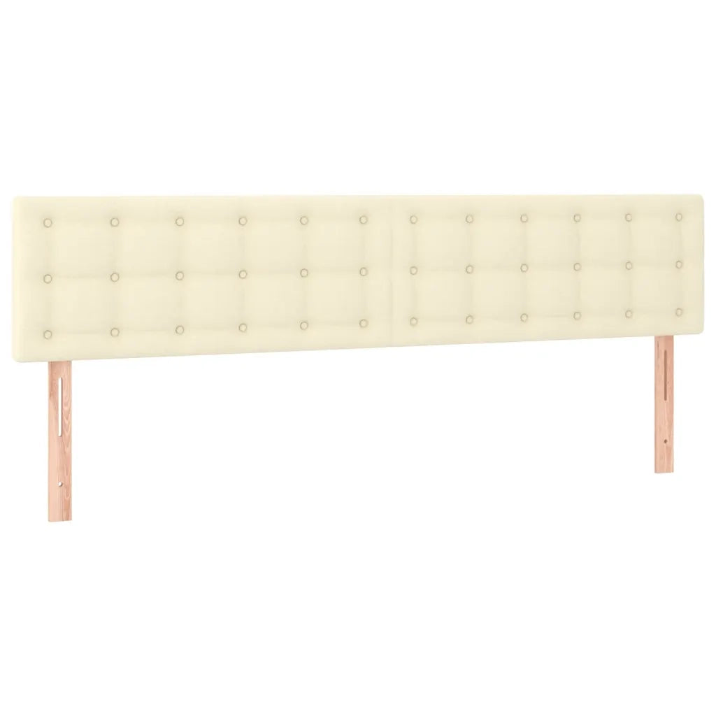 Giroletto a Molle con Materasso Crema 200x200 cm in Similpelle 3127333