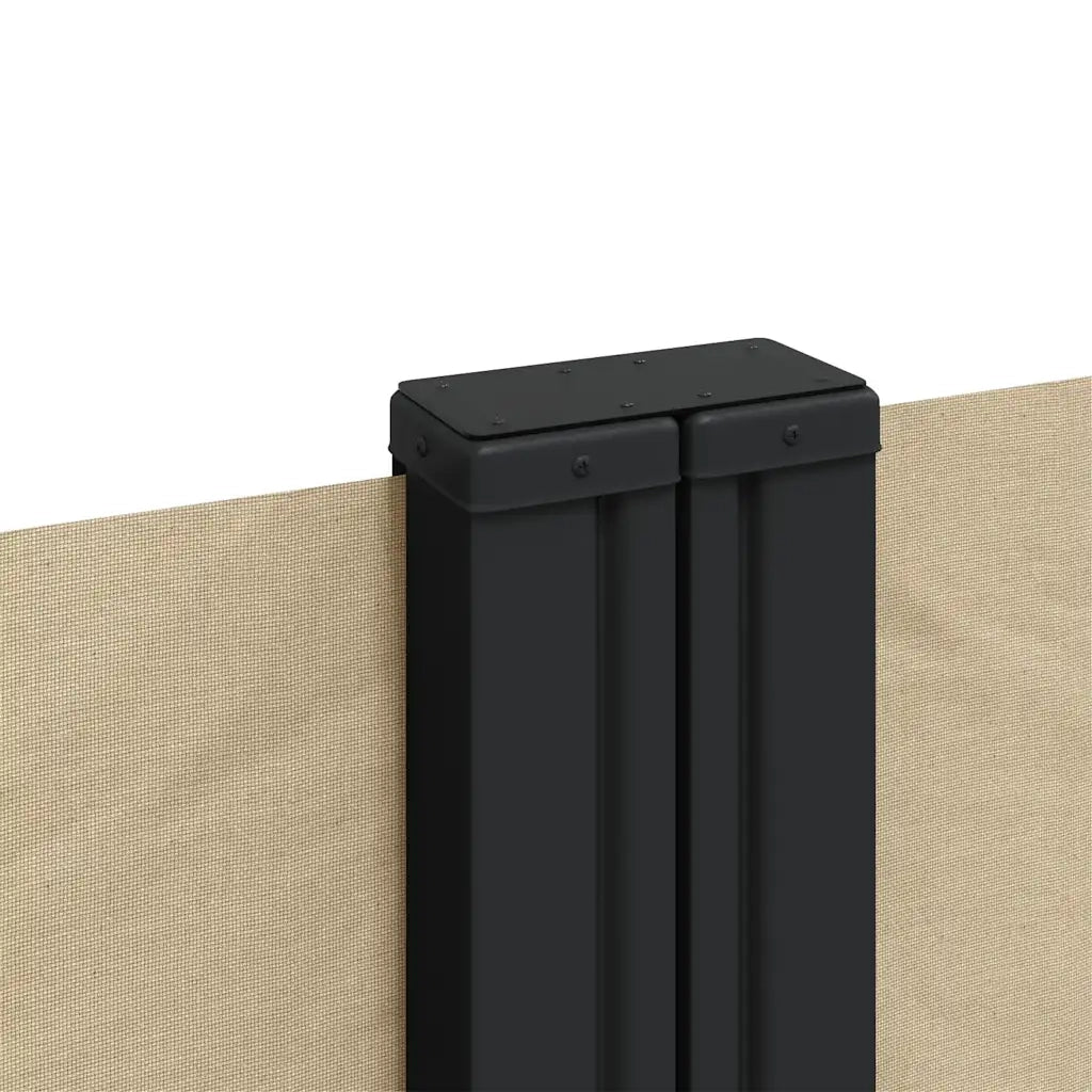 Tenda da Sole Laterale Retrattile-Tenda parasole per balcone per giardino Beige 120x1200 cm