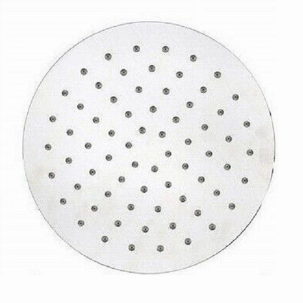 Trade Shop - Soffione Doccia Rotondo 20cm Ugelli Fori Attacchi Bagno Miscelatore 69119 Moderno -