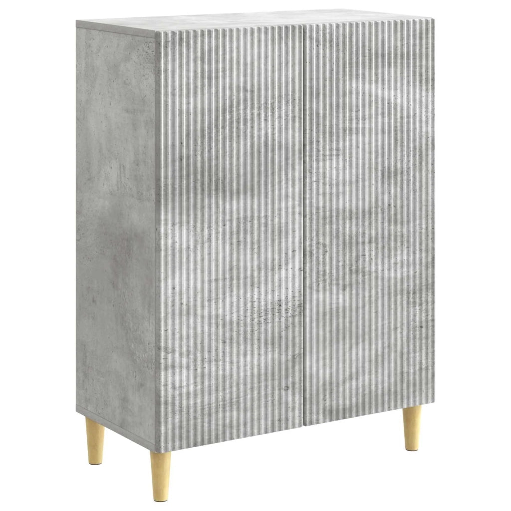 Credenza Grigio Cemento 66 x 34,5 x 90 cm Legno ingegnerizzato