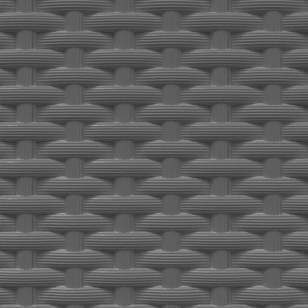 Fioriere 4 pz Nere 30x30x37 cm in Polipropilene 364187