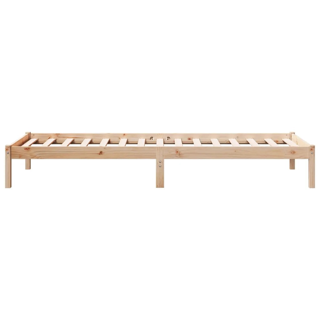 Letto Extra Lungo senza Materasso 100x210 cm in Legno di Pino 852404